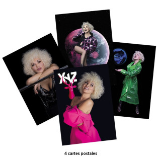 LOT DE 4 CARTES POSTALES